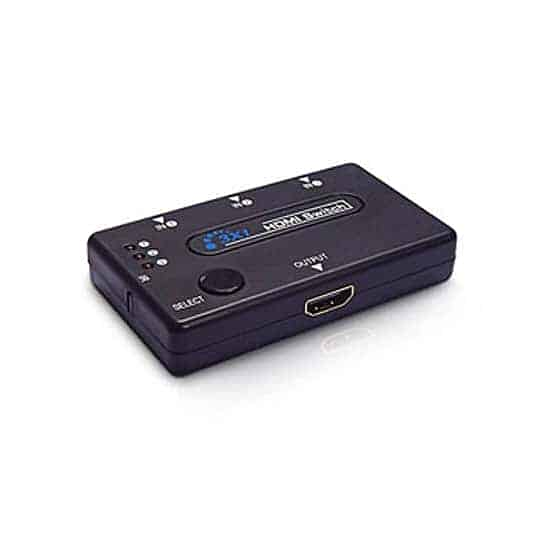 LMS Data 3 Port HDMI Splitter (3 into 1) with Infrared Remote Control